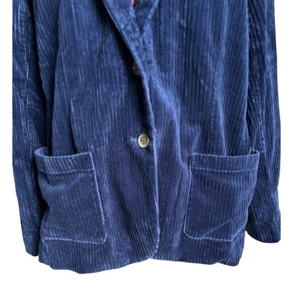 Lands End Women’s Size XL Blue Corduroy Blazer Jacket New‎ - Picture 4 of 8